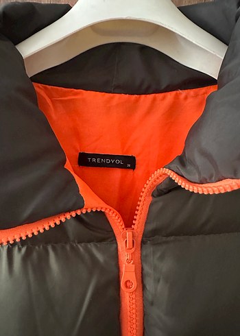 Kadın Haki Fermuarlı Kısa Mont - Görsel 2