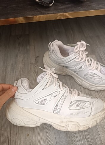 New Balance Beyaz yüksek taban spor ayakkabı