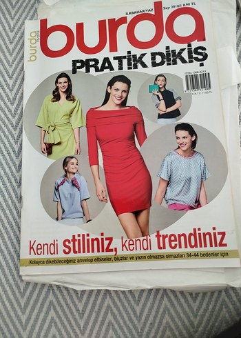 Burda Pratik Dikiş Dergisi 2018/1