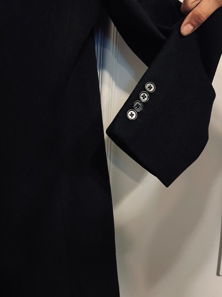 ORJİNAL CACHAREL SİYAHAH ERKEK PALTO - Görsel 2