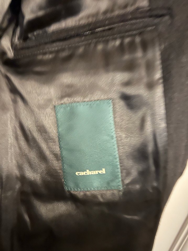 ORJİNAL CACHAREL SİYAHAH ERKEK PALTO - Görsel 4