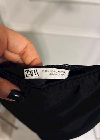 Siyah Drapeli Uzun Abiye Elbise - Görsel 2