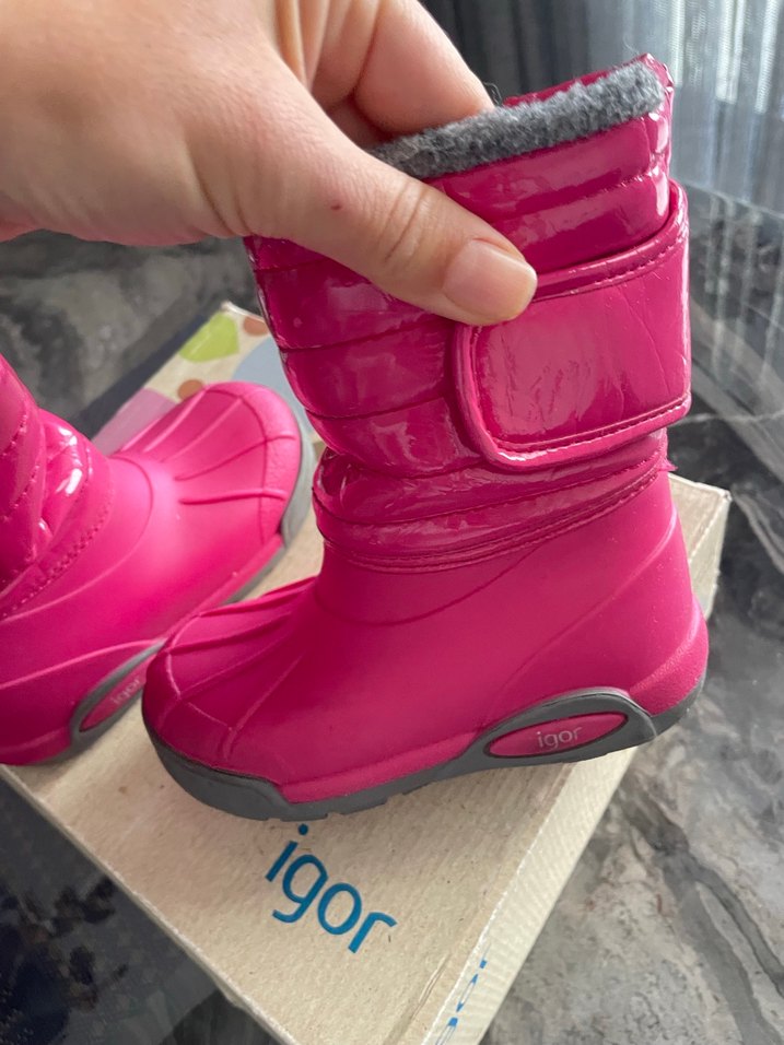 Igor Kız Çocuk Pembe Lastik Botlar - Görsel 5