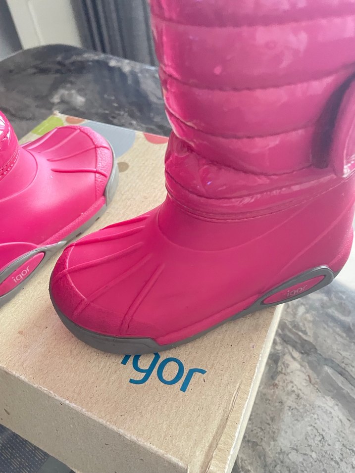 Igor Kız Çocuk Pembe Lastik Botlar - Görsel 4