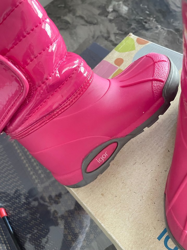 Igor Kız Çocuk Pembe Lastik Botlar - Görsel 2