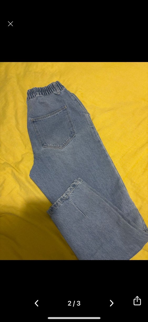 Rahat Kesim Kadın Denim Pantolon - Görsel 2