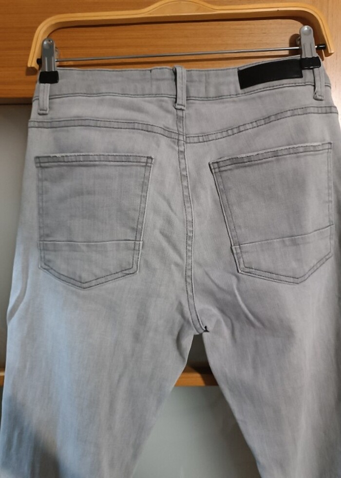 Koton açık gri erkek jeans - Görsel 3