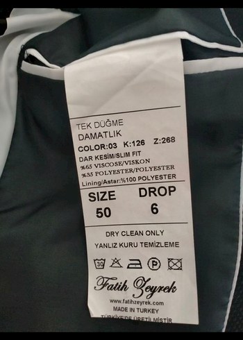 DAMATLIK Siyah Erkek Takım Elbise - Görsel 5