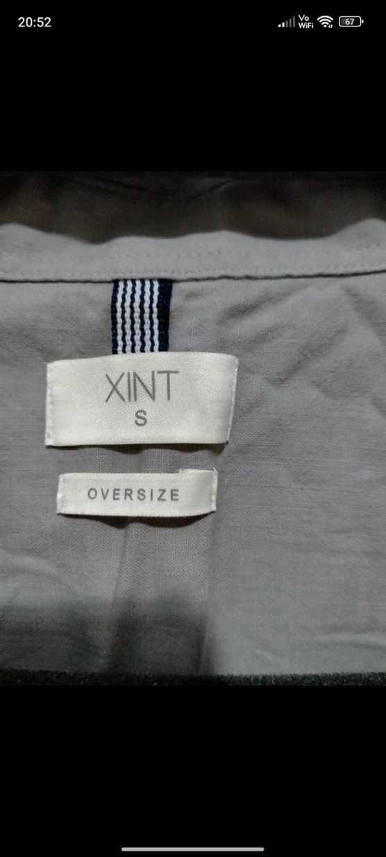 Xint marka 
Gri Keten Erkek Gömlek Uzun Kollu - Görsel 2