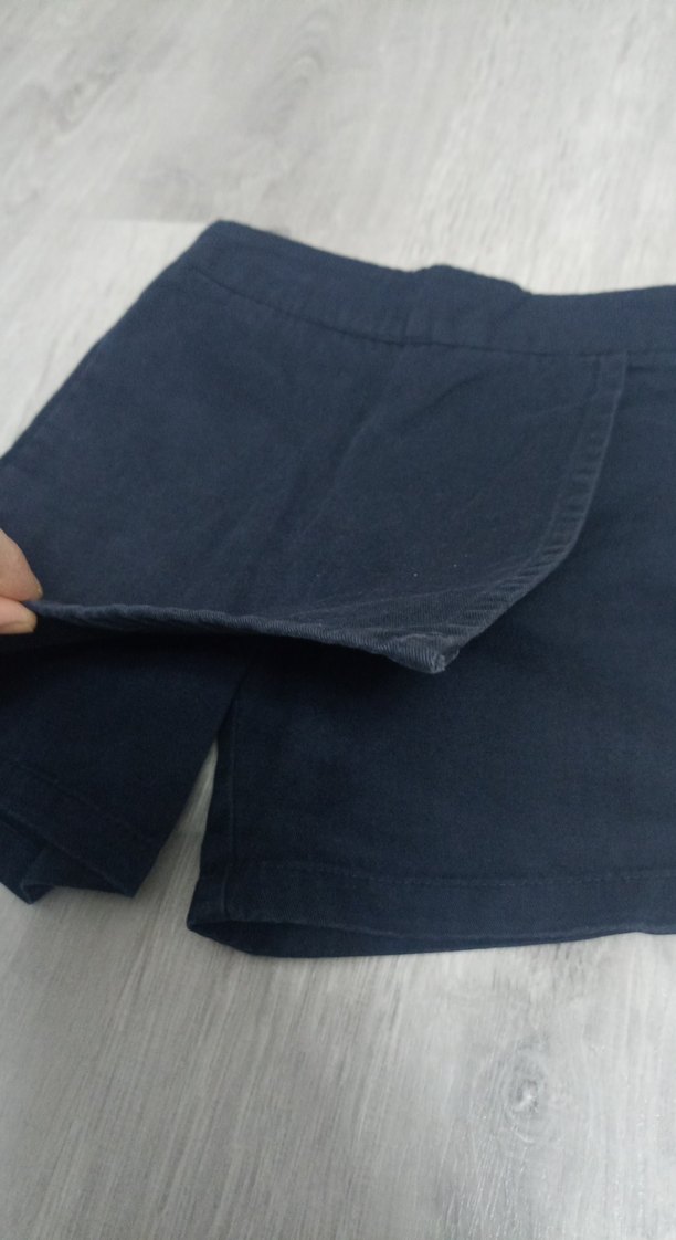 Lacivert Denim Şort - Görsel 2