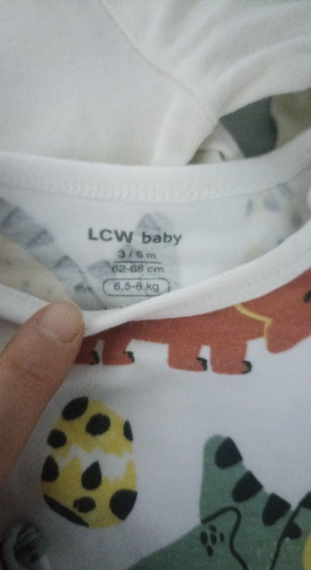 Çok Renkli Baskılı Uzun Kollu Bebek Body - Görsel 2