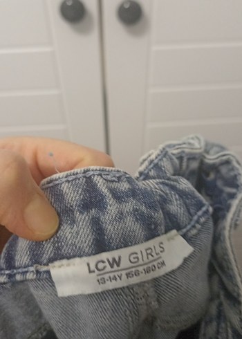 12,13 yas Gri Bol Kesim Denim Pantolon - Görsel 3