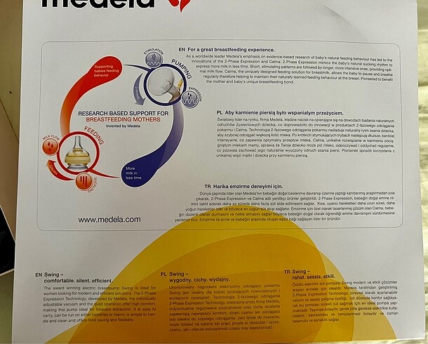 universal Beden Medela Elektrikli 2 Fazlı Süt Pompası
