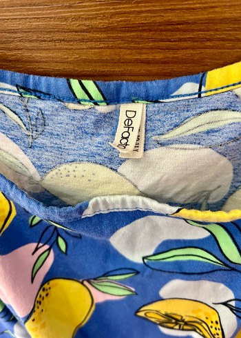 DeFacto 10-11 yaş Kız Çocuk Renkli Bohem Desenli Tulum - Görsel 4