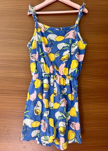 DeFacto 10-11 yaş Kız Çocuk Renkli Bohem Desenli Tulum - Görsel 5