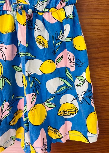 DeFacto 10-11 yaş Kız Çocuk Renkli Bohem Desenli Tulum - Görsel 3