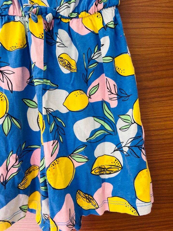 DeFacto 10-11 yaş Kız Çocuk Renkli Bohem Desenli Tulum - Görsel 3