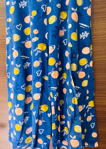 LCW Kız Çocuk 9-10 yaş Renkli Desenli Uzun Tulum - Görsel 3