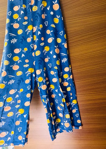 LCW Kız Çocuk 9-10 yaş Renkli Desenli Uzun Tulum - Görsel 4