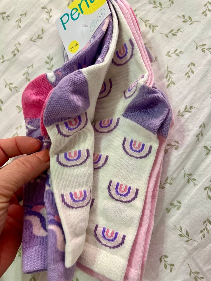 Penti 31-34 No Kız Çorapları, Peluş, Unicorn Desenli - Görsel 4