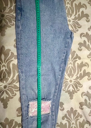 DeFacto Girlfriend 11-12 yaş Rahat Kesim Kot Pantalon - Görsel 3