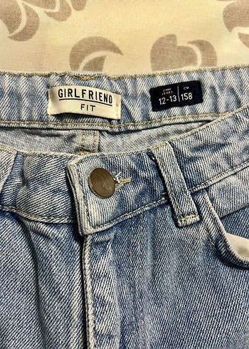 DeFacto Girlfriend 11-12 yaş Rahat Kesim Kot Pantalon - Görsel 7