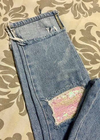 DeFacto Girlfriend 11-12 yaş Rahat Kesim Kot Pantalon - Görsel 5