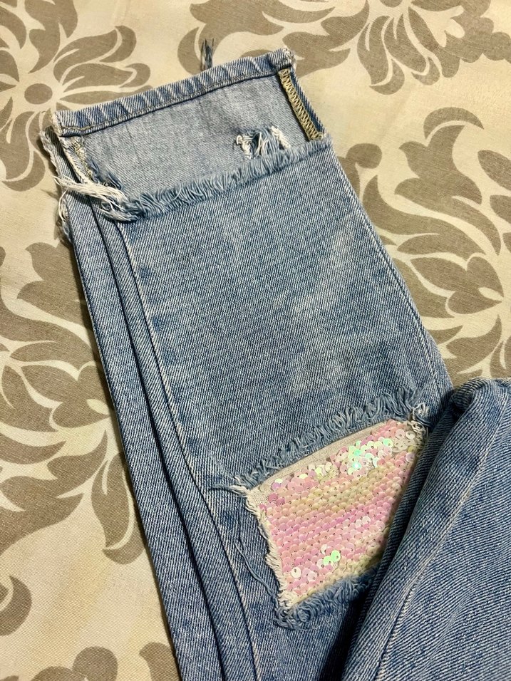 DeFacto Girlfriend 11-12 yaş Rahat Kesim Kot Pantalon - Görsel 5