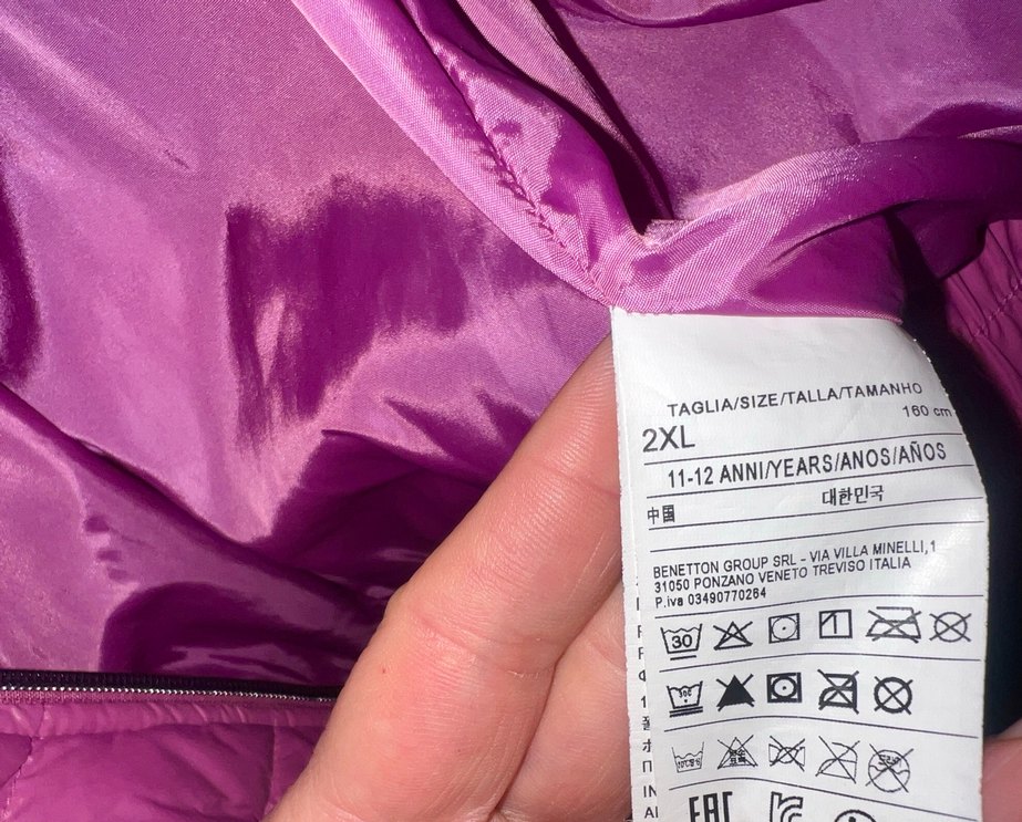 United Colors of Benetton Kız Çocuk Fermuarlı Pembe Mont - Görsel 4