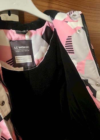 Kız Çocuk Pembe Kamuflaj Desenli Mont - Görsel 8