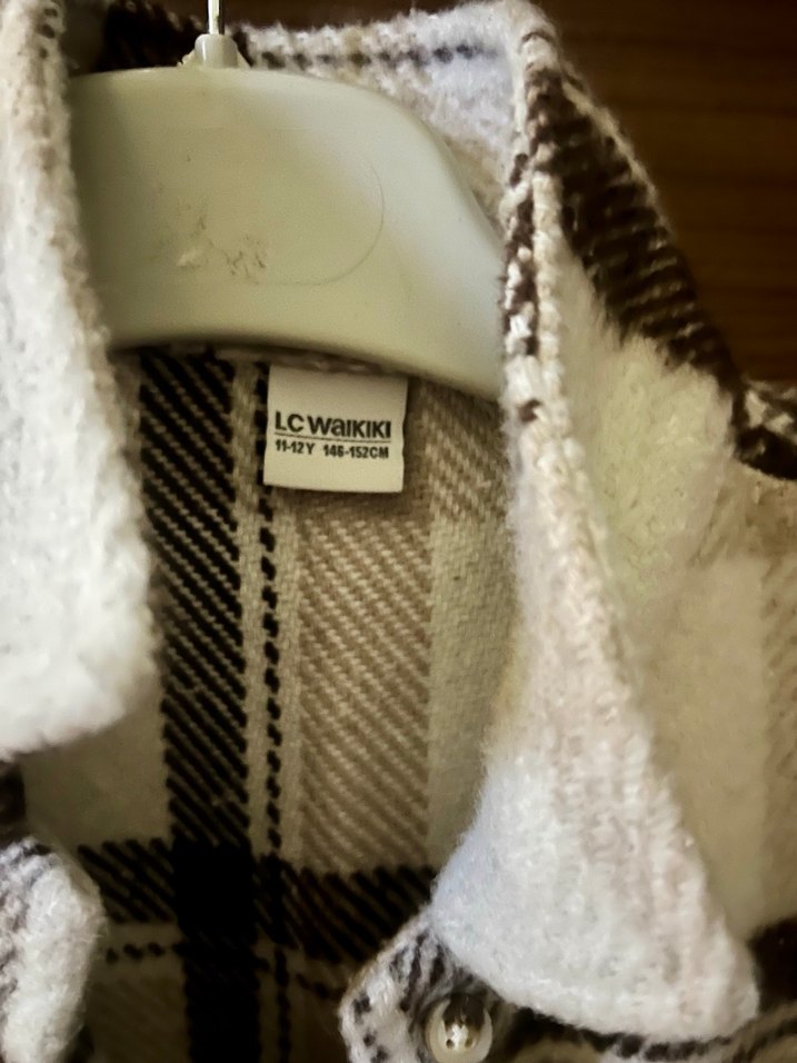 LCW 11-12 yaş Kız Çocuk Oduncu Gömlek - Görsel 2