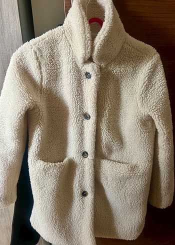 KOTON KİDS 11-12 yaş Kız Çocuk Düğmeli Kaban - Görsel 2