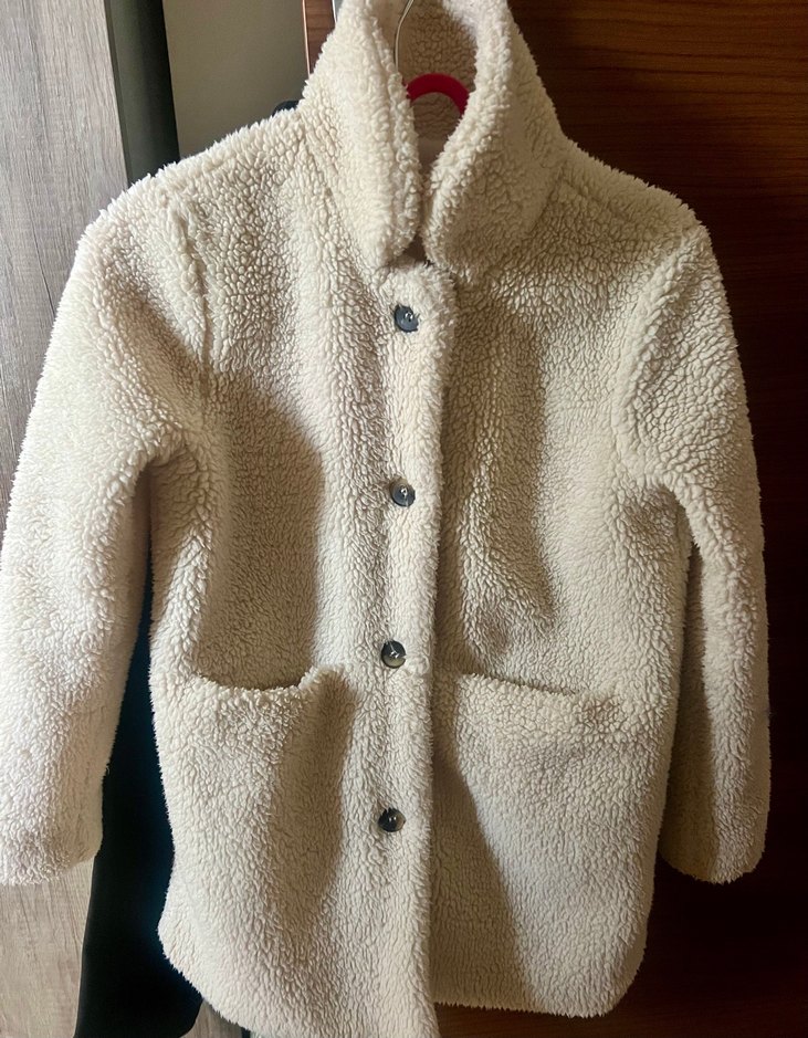 KOTON KİDS 11-12 yaş Kız Çocuk Düğmeli Kaban - Görsel 2