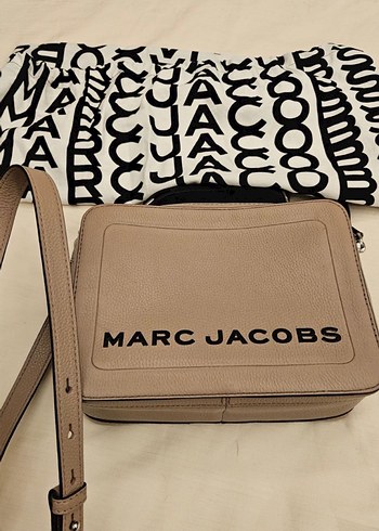 Marc Jacobs Bej Deri Kadın Çapraz Çanta