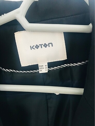Koton Koton marka orijinal klasik ceket basic. tertemiz