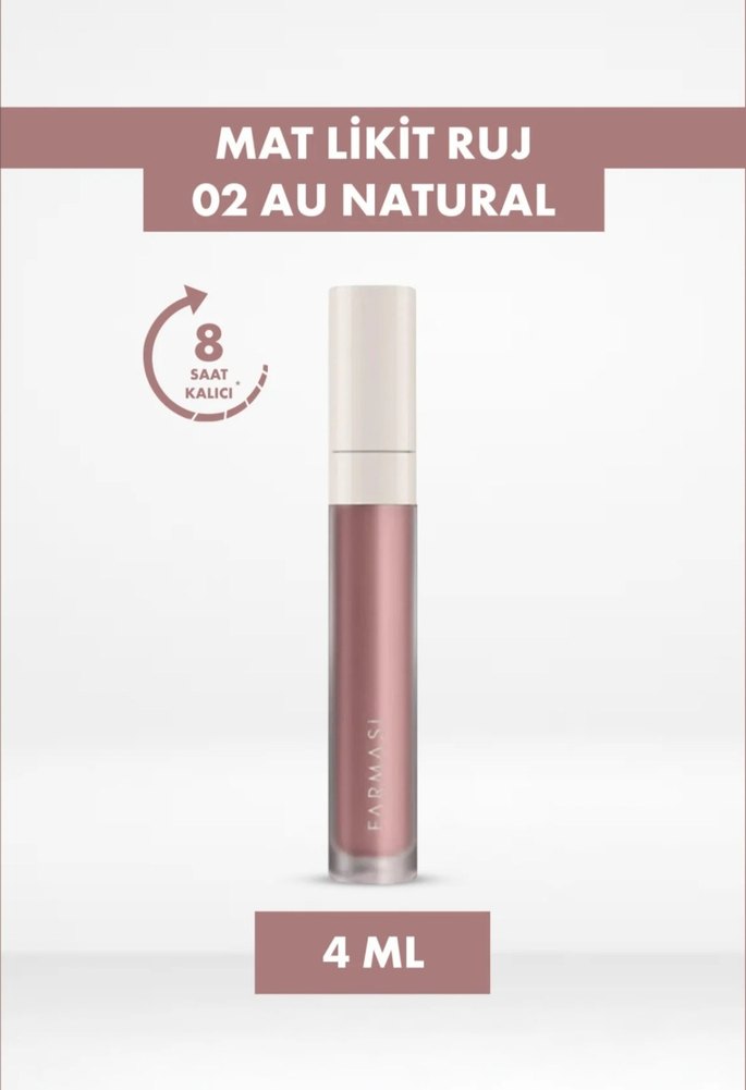 Farmasi 02 Au Natural Likit Ruj - Bej - Görsel 2