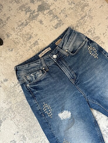 xs Beden mavi Renk Mavi Mom Jean?s