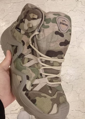 Kamuflaj Desenli Erkek Outdoor Bot - Görsel 3