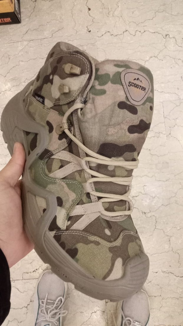 Kamuflaj Desenli Erkek Outdoor Bot - Görsel 3