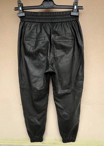 s Beden BERSHKA DERİ JOGGER PANTOLON