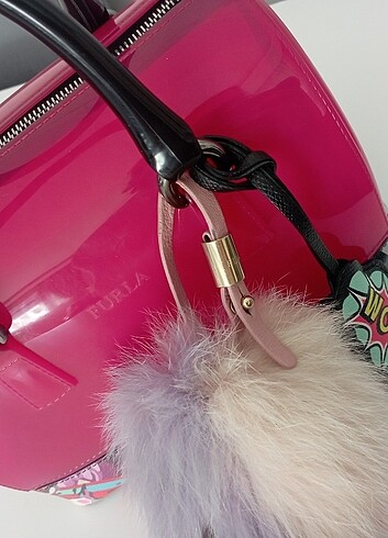  Beden pembe Renk Furla orjinal çanta 