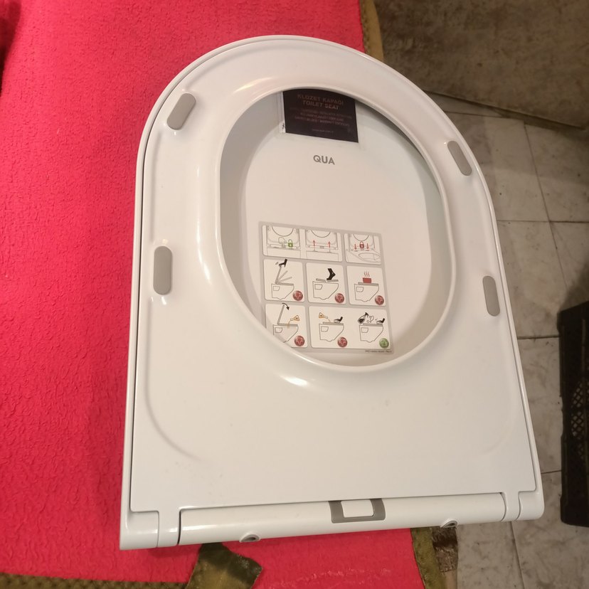 QUA Plastik Tuvalet Kapağı - Görsel 2