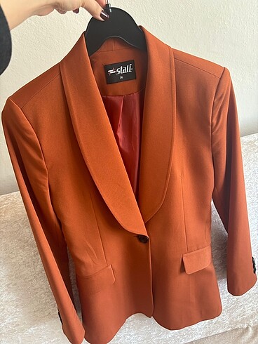 Taba Rengi Blazer Ceket