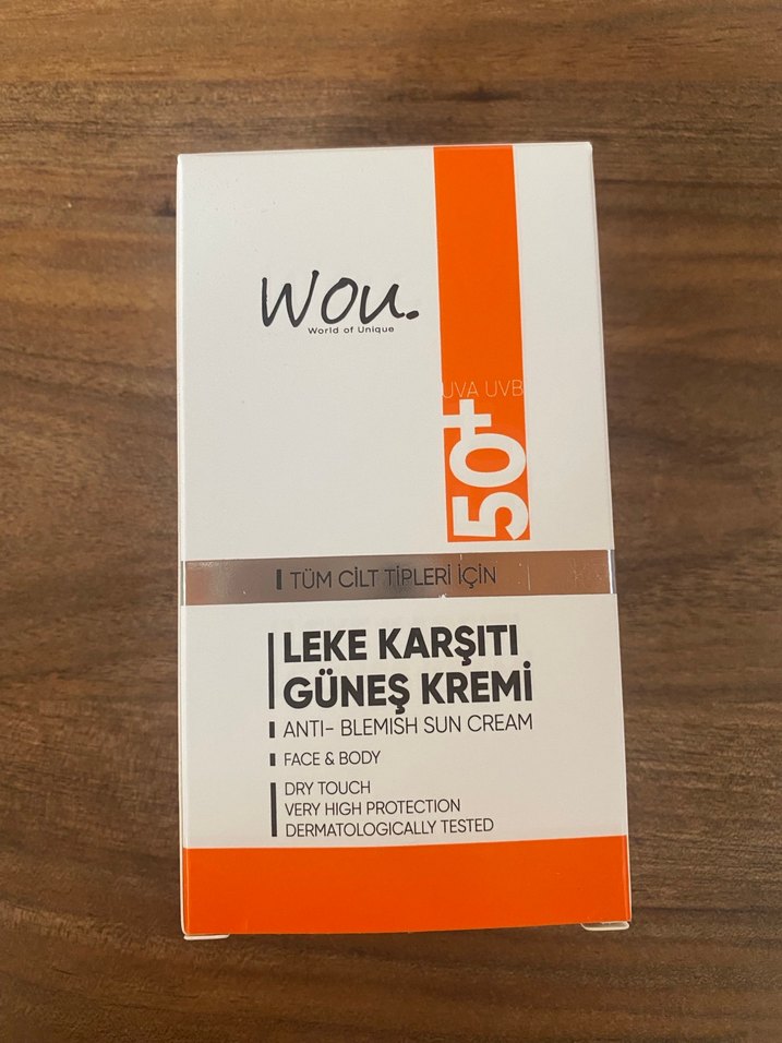 Wou Leke Karşıtı Güneş Kremi SPF 50+ - Görsel 2
