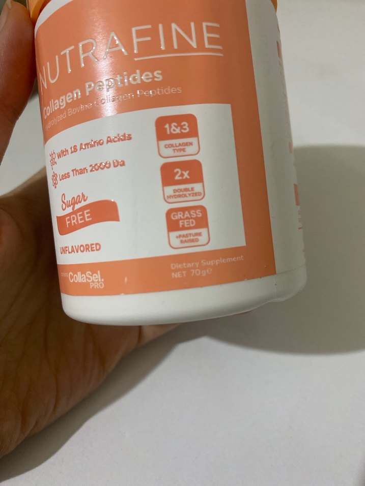 Nutrafine Şekersiz Kolajen Peptid Tozu 70 gr - Görsel 5