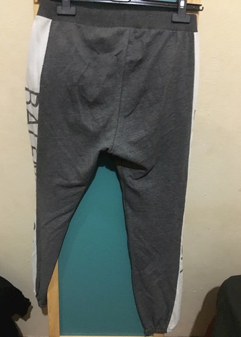 Gri Bel Detaylı Erkek Eşofman Altı - Görsel 3