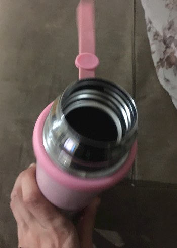 Pastel Pembe Touch Me Termos - Görsel 9