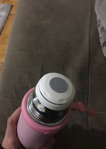 Pastel Pembe Touch Me Termos - Görsel 7