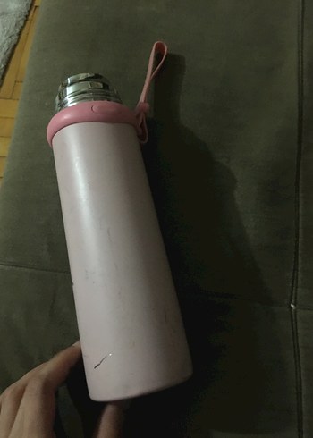 Pastel Pembe Touch Me Termos - Görsel 3