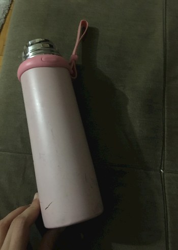 Pastel Pembe Touch Me Termos - Görsel 4